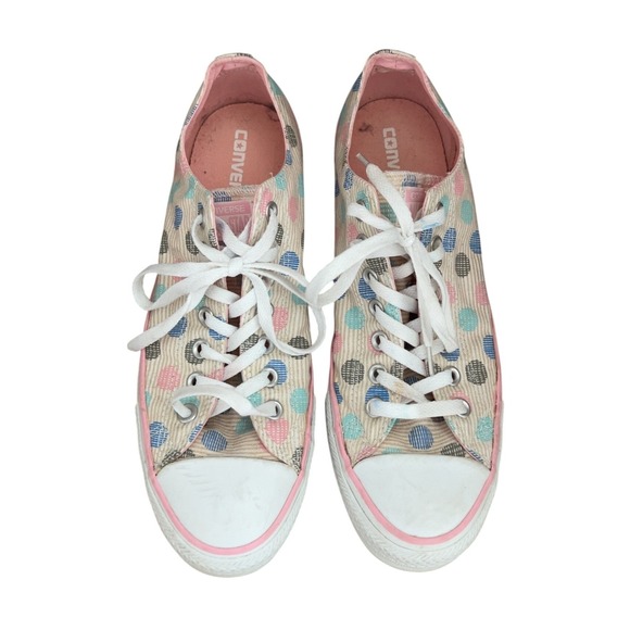 Converse All Stars Low top sneakers polka dot size 11 Women - Picture 1 of 7